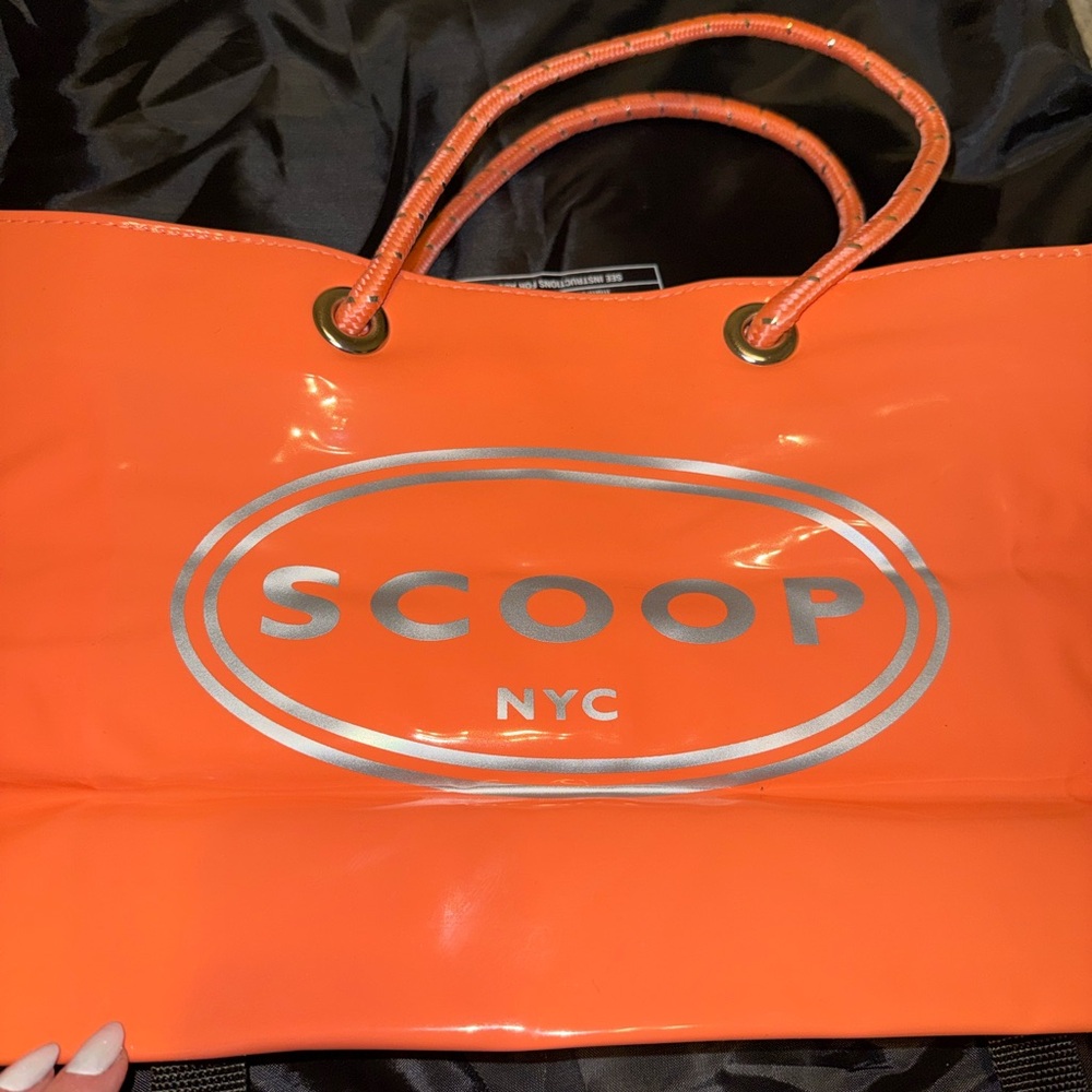 Scoop NYC Vibrant Orange Tote